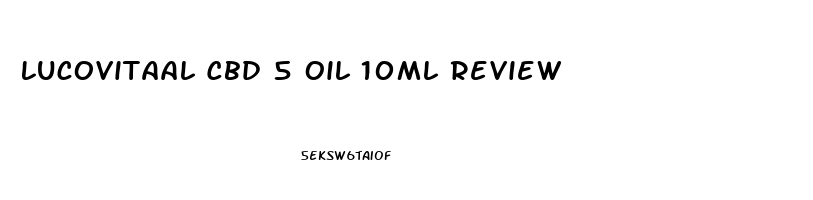Lucovitaal Cbd 5 Oil 10ml Review
