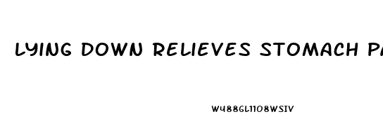 Lying Down Relieves Stomach Pain