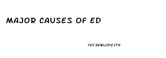 Major Causes Of Ed