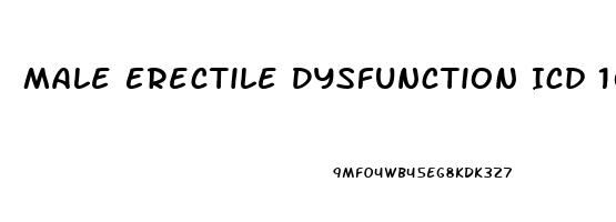Male Erectile Dysfunction Icd 10