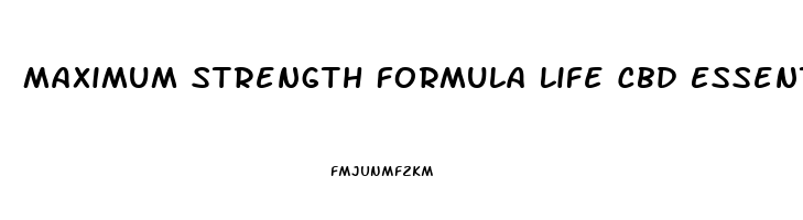 Maximum Strength Formula Life Cbd Essential Oil