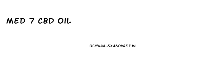 Med 7 Cbd Oil