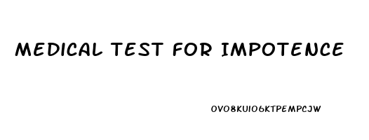 Medical Test For Impotence