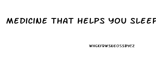 Medicine That Helps You Sleep When Sick