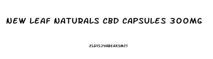 New Leaf Naturals Cbd Capsules 300mg