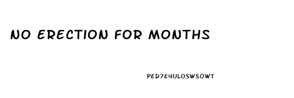 No Erection For Months