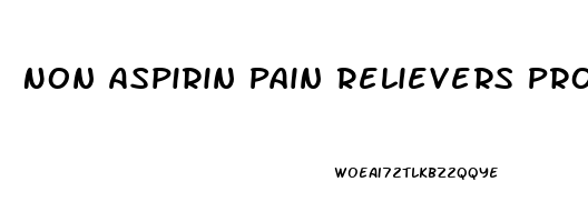 Non Aspirin Pain Relievers Products