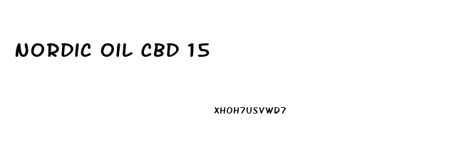 Nordic Oil Cbd 15