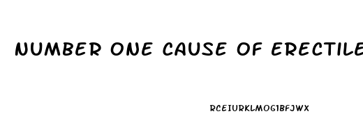 Number One Cause Of Erectile Dysfunction