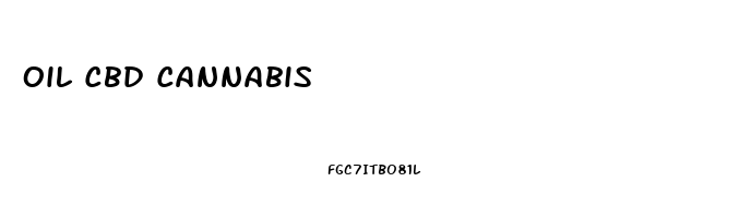 Oil Cbd Cannabis