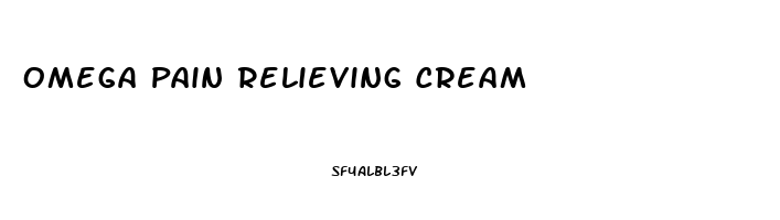 Omega Pain Relieving Cream