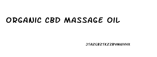 Organic Cbd Massage Oil