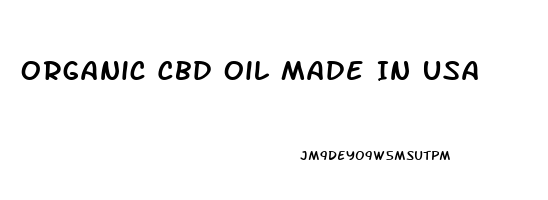 Organic Cbd Oil Made In Usa