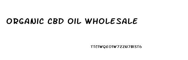 Organic Cbd Oil Wholesale