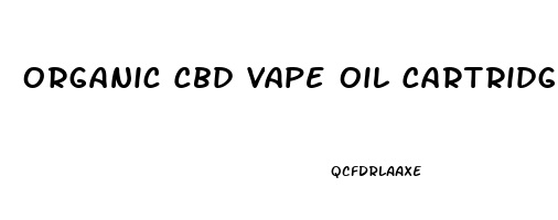 Organic Cbd Vape Oil Cartridge