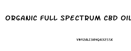 Organic Full Spectrum Cbd Oil