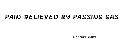 Pain Relieved By Passing Gas