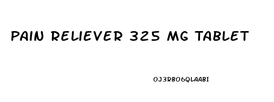 Pain Reliever 325 Mg Tablet