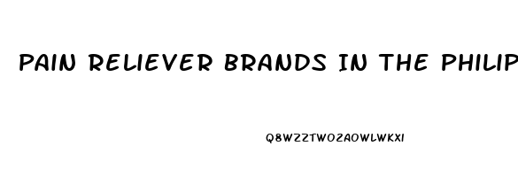 Pain Reliever Brands In The Philippines