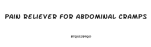 Pain Reliever For Abdominal Cramps