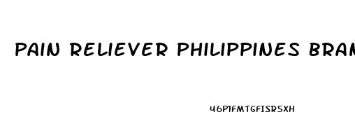 Pain Reliever Philippines Brands