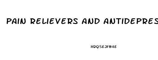 Pain Relievers And Antidepressants