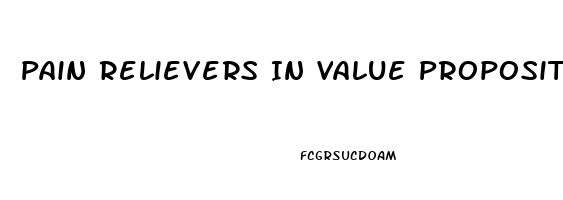 Pain Relievers In Value Proposition Canvas