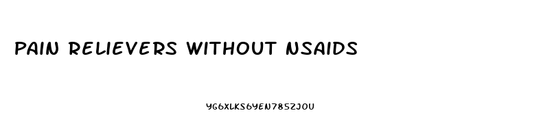 Pain Relievers Without Nsaids