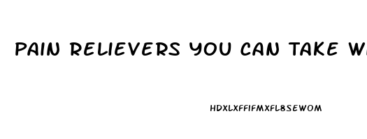 Pain Relievers You Can Take With Alcohol