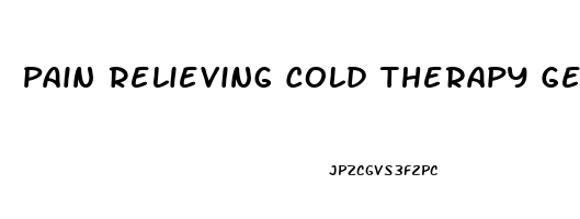 Pain Relieving Cold Therapy Gel