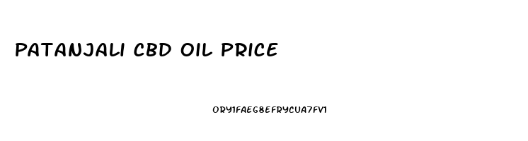 Patanjali Cbd Oil Price