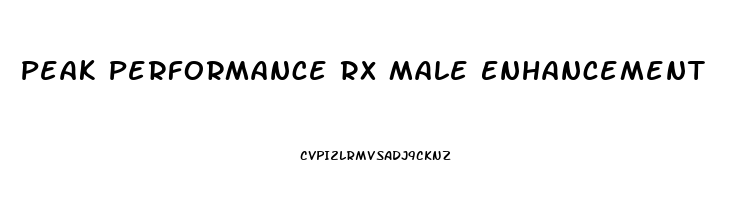 Peak Performance Rx Male Enhancement