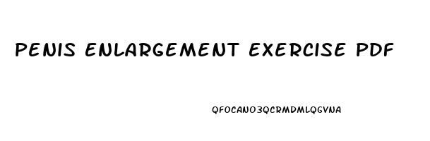 Penis Enlargement Exercise Pdf