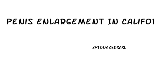 Penis Enlargement In California