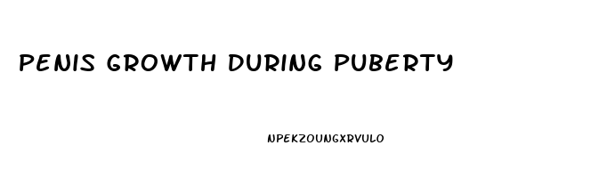 Penis Growth During Puberty