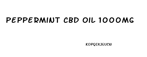 Peppermint Cbd Oil 1000mg