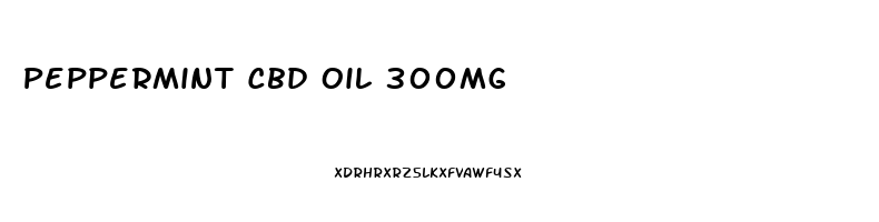 Peppermint Cbd Oil 300mg