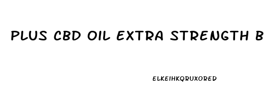 Plus Cbd Oil Extra Strength Balm