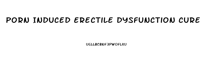 Porn Induced Erectile Dysfunction Cure
