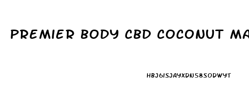 Premier Body Cbd Coconut Massage Oil