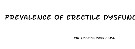Prevalence Of Erectile Dysfunction