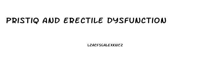 Pristiq And Erectile Dysfunction