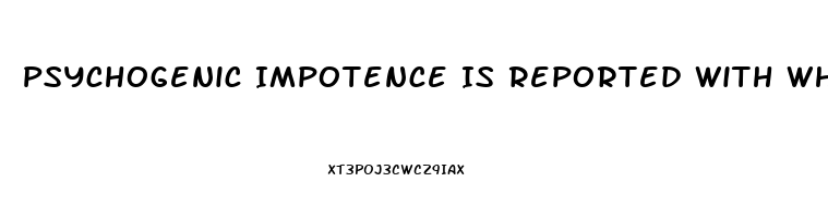 Psychogenic Impotence Is Reported With What Code