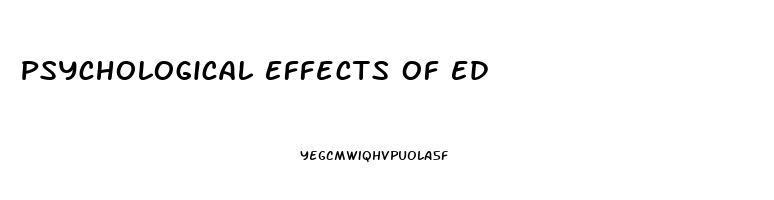 Psychological Effects Of Ed