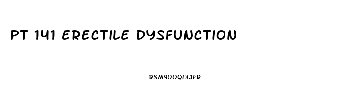 Pt 141 Erectile Dysfunction