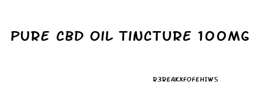 Pure Cbd Oil Tincture 100mg
