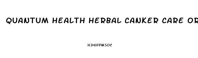 Quantum Health Herbal Canker Care Oral Pain Reliever