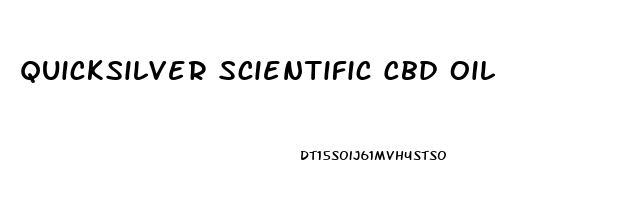 Quicksilver Scientific Cbd Oil