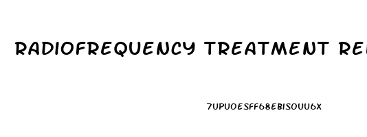 Radiofrequency Treatment Relieves Chronic Knee Osteoarthritis Pain