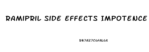 Ramipril Side Effects Impotence